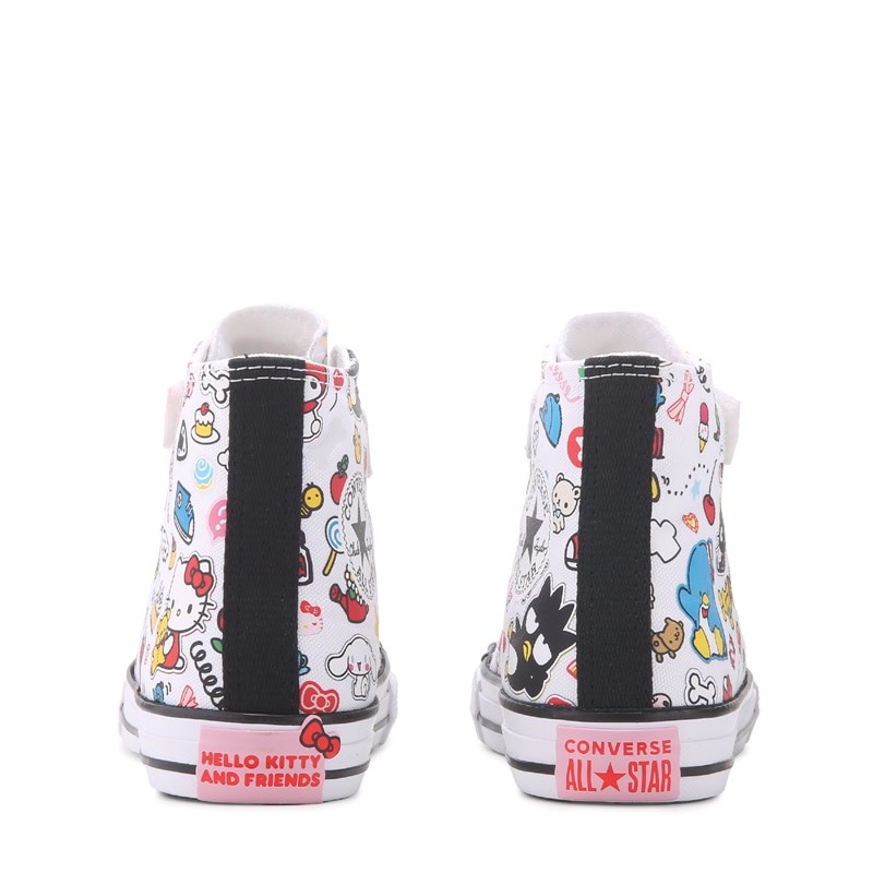 Kids' Chuck Taylor All Star 1v High Top Sneaker Little Kid Shoes (White/Hello Kitty)