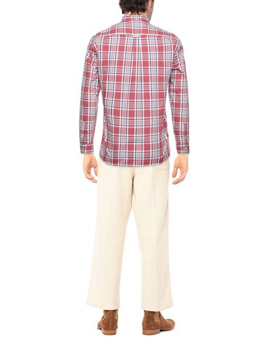 Woolrich Man Shirt Brick Size S Cotton