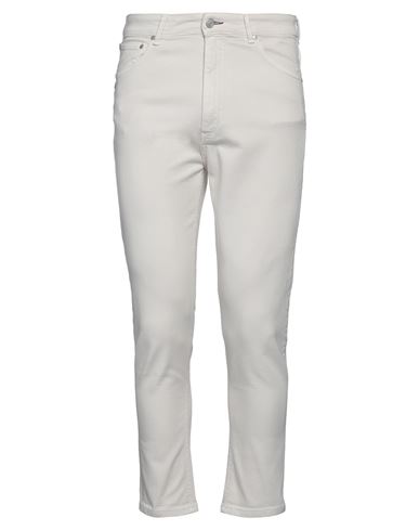 Man Jeans Light grey Size 30 Cotton, Elastane