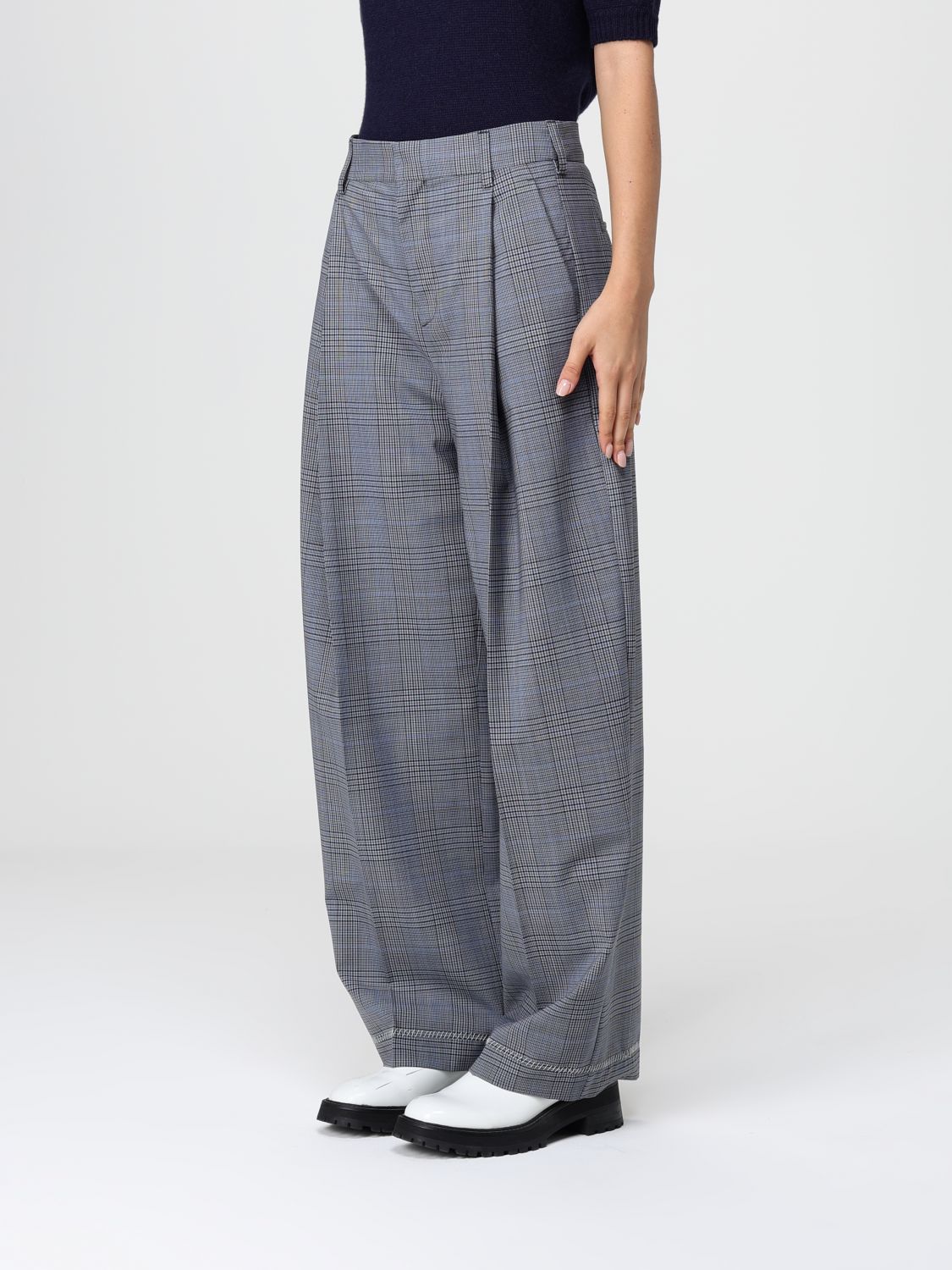 Prince of Wales-check trousers - Neutrals