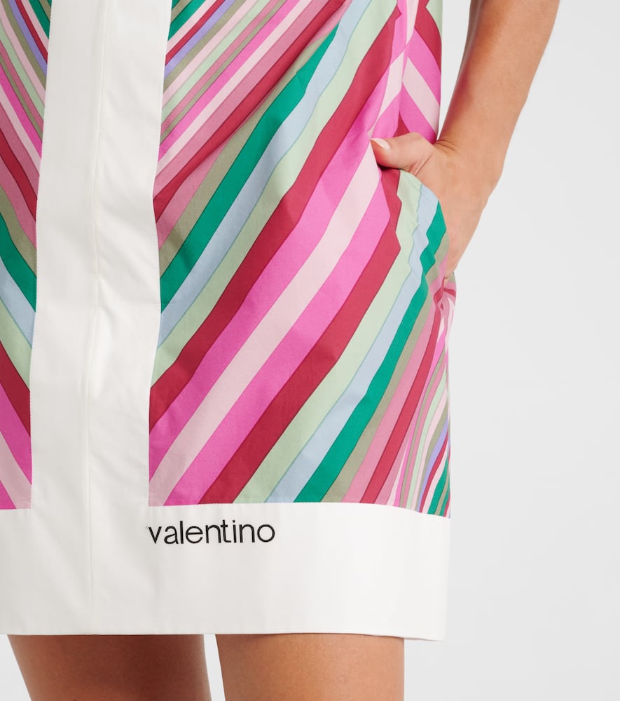 VGold Rhombus 75 cotton poplin minidress