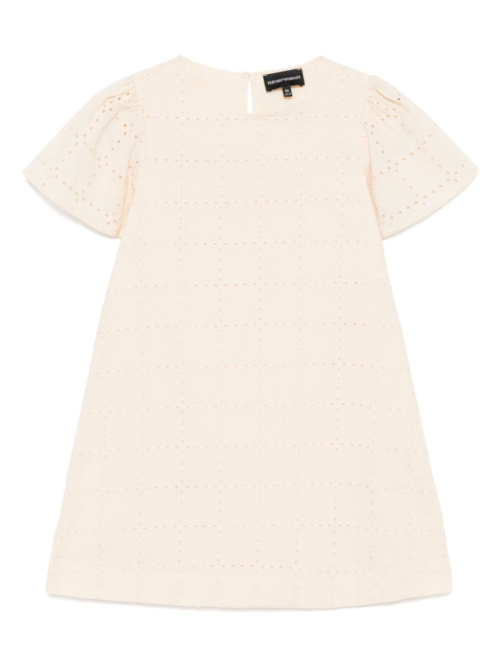 Emporio Armani Kids round-neck dress - Neutrals