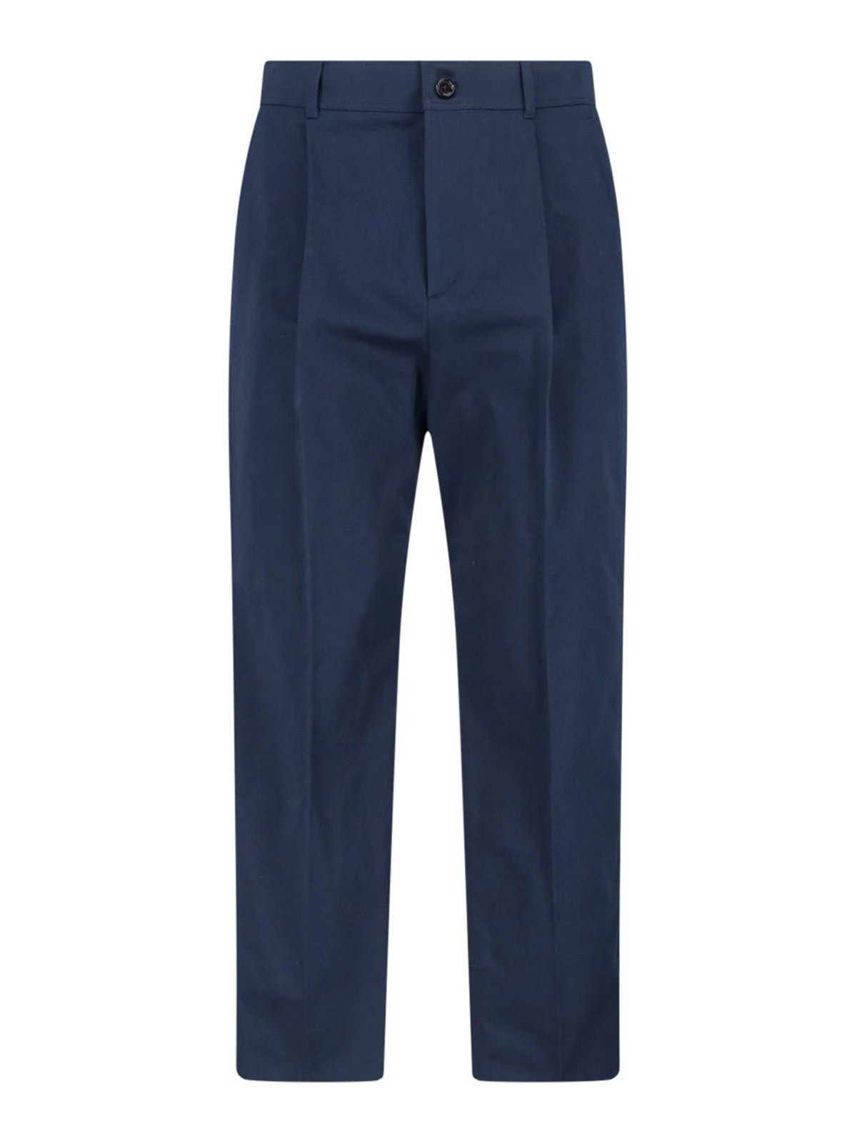 Tailored cotton trousers