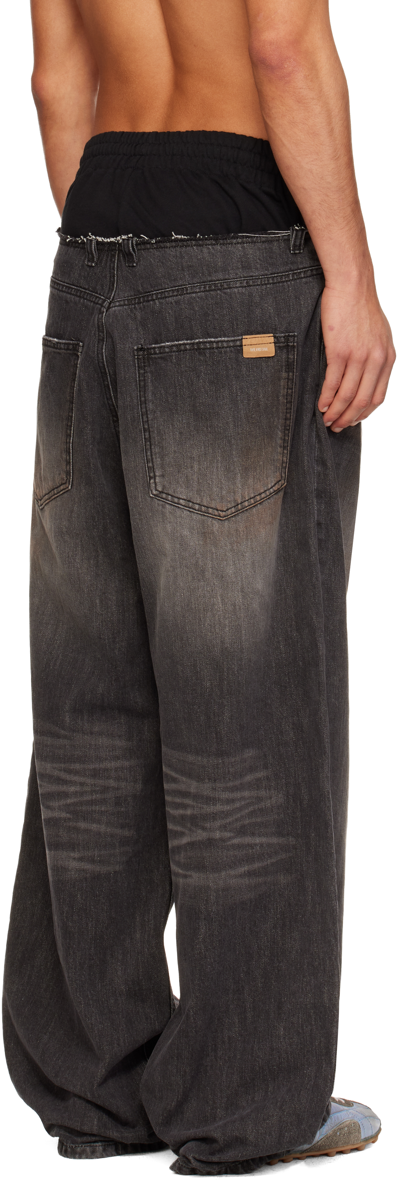 Black Layered Jeans