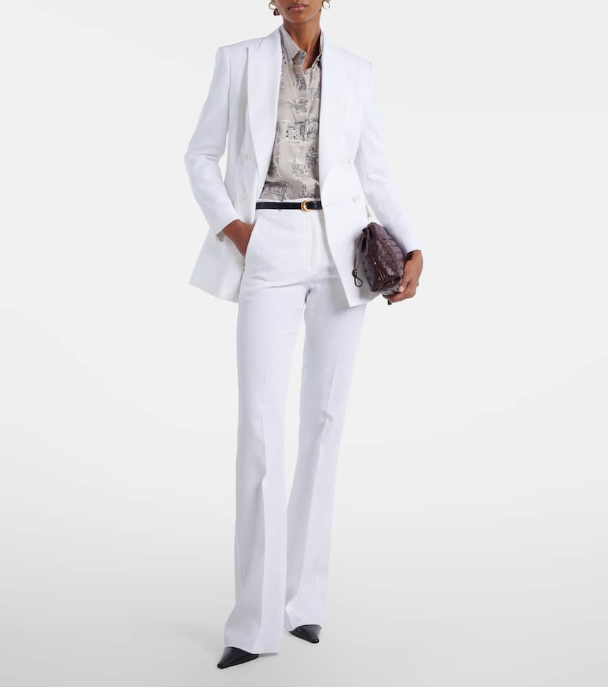 Cotton slim pants