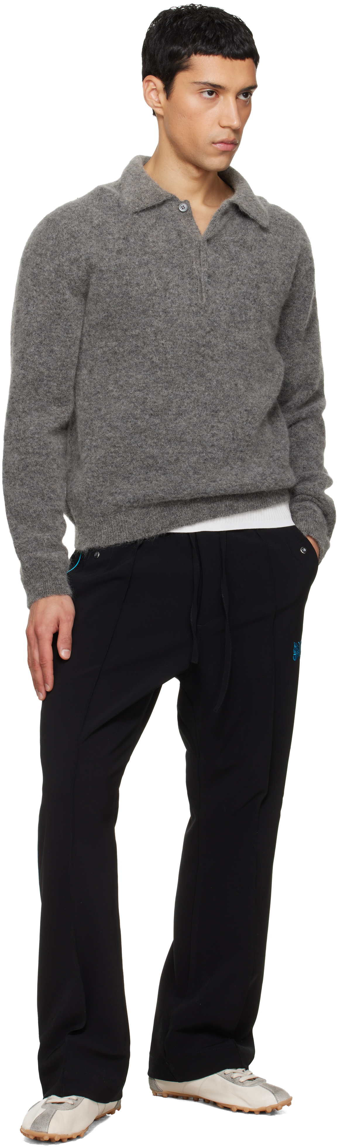 Black Piping Cowboy Lounge Pants