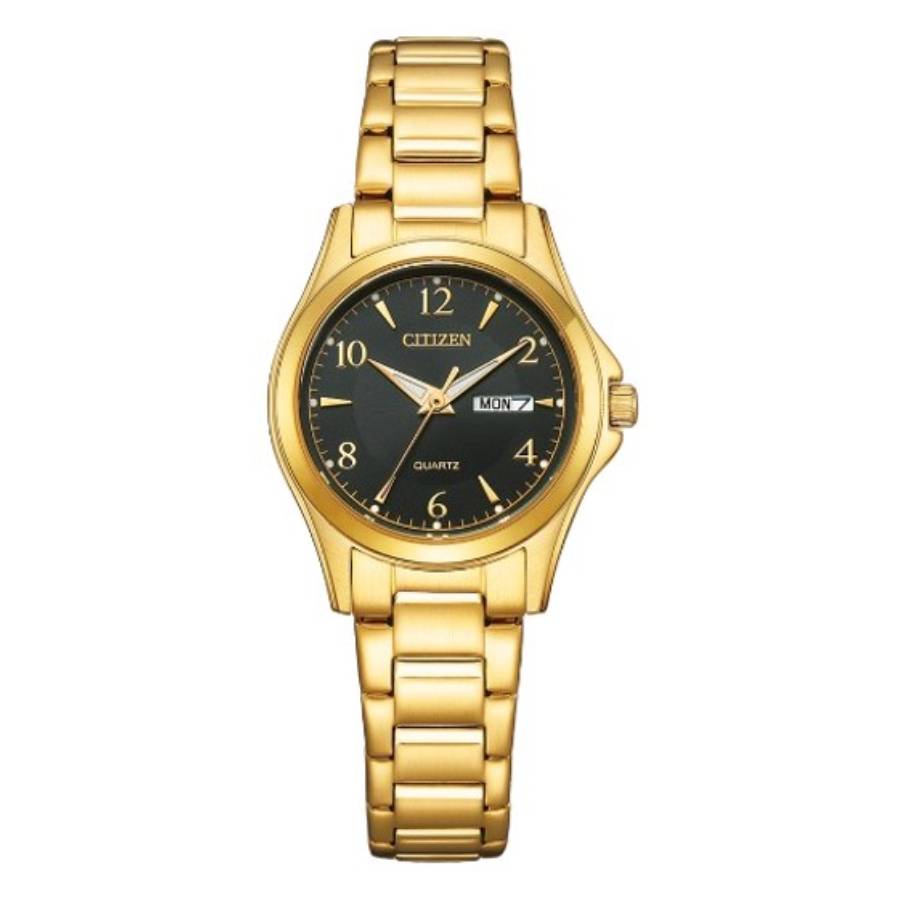 Quartz Black Dial Ladies Watch EQ0612-58E
