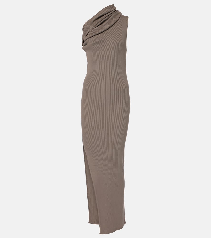 One-shoulder maxi dress