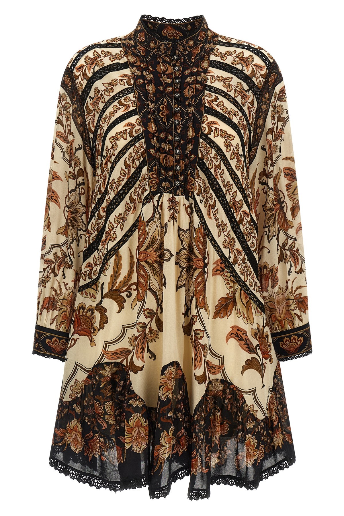 'Majestic Garden Sand' Dress