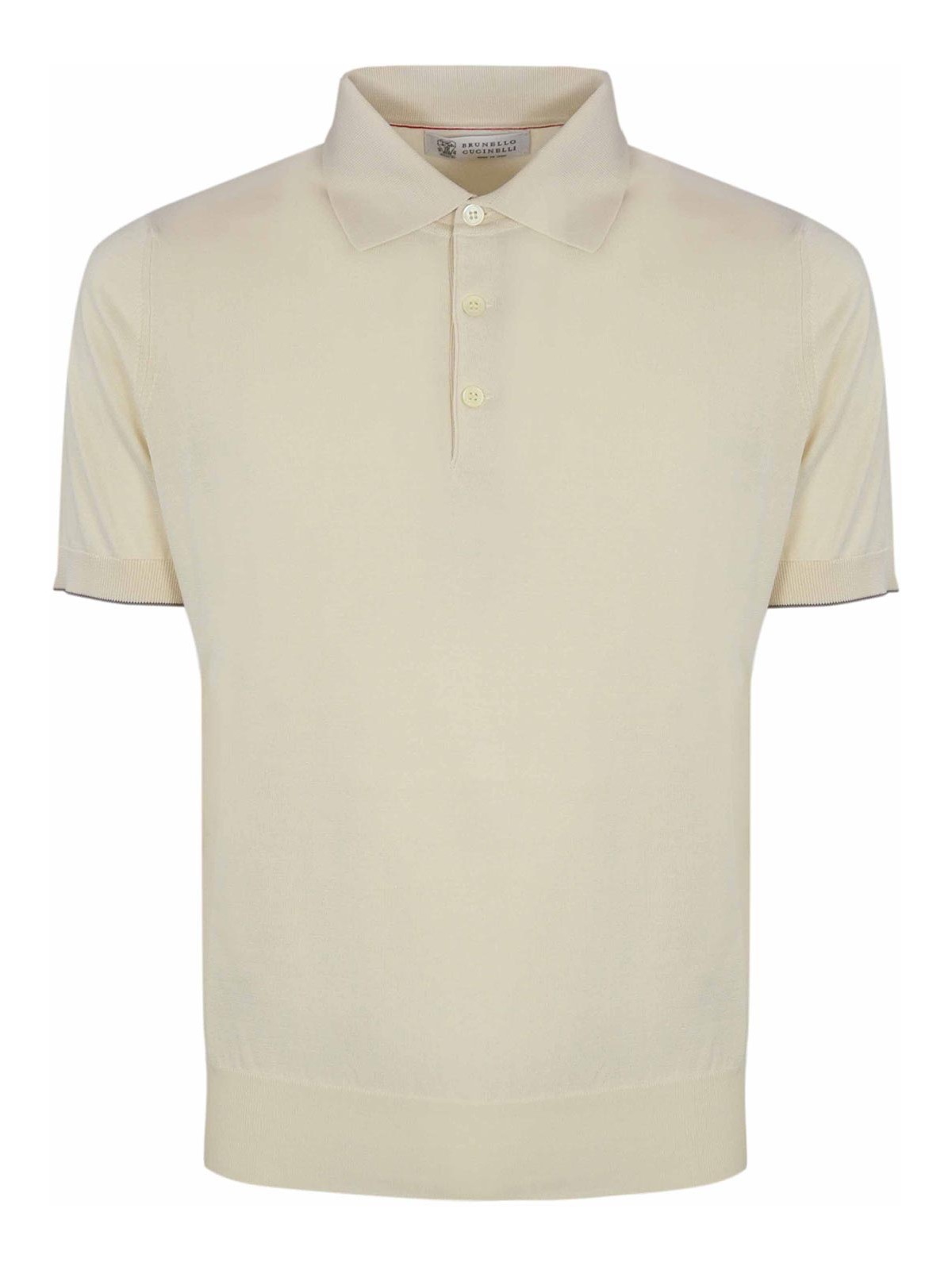 Cotton polo shirt - White