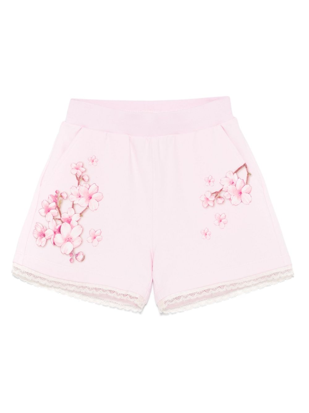 Floral-print shorts - Pink