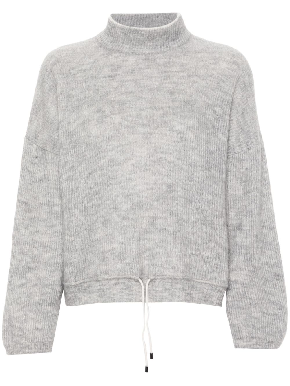 Ribbed-knit sweater - Grey