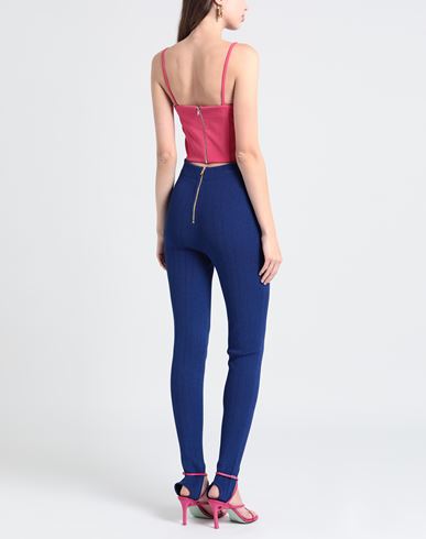 Woman Top Fuchsia Size 6 Polyester, Elastane