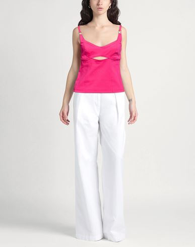Woman Top Fuchsia Size 10 Viscose, Nylon, Elastane