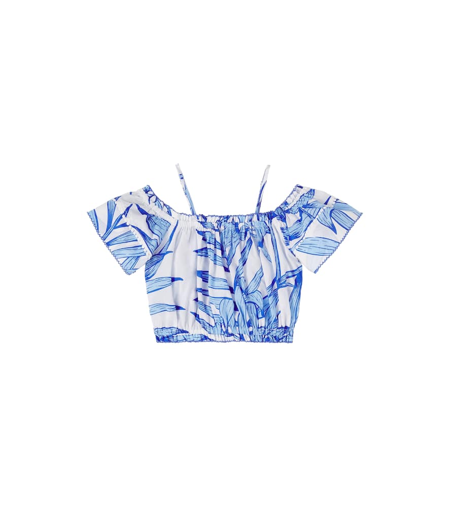 Donna floral cotton top