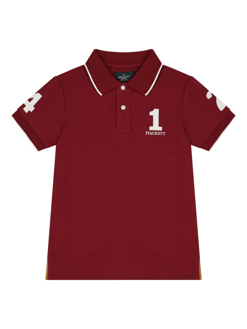 Logo-embroidered polo shirt
