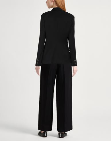 Woman Blazer Black Size 10 Polyester, Viscose, Elastane
