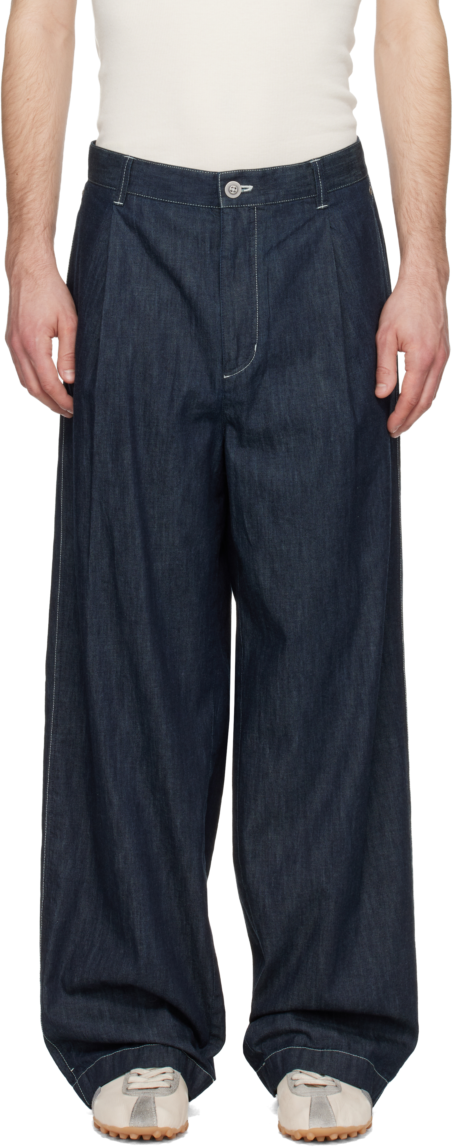Navy Japanese Denim Jeans