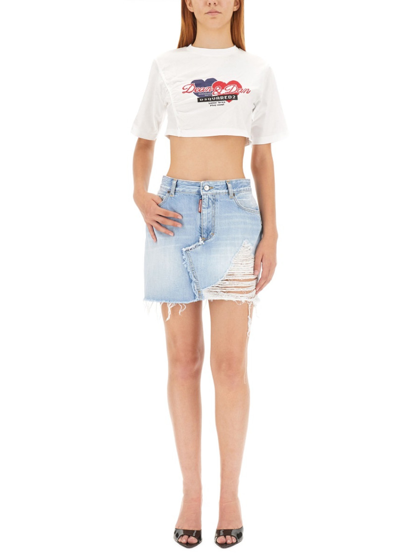 Cropped Fit T-shirt