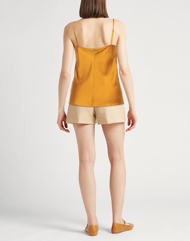 Forte_forte Woman Top Mustard Size 2 Silk, Elastane