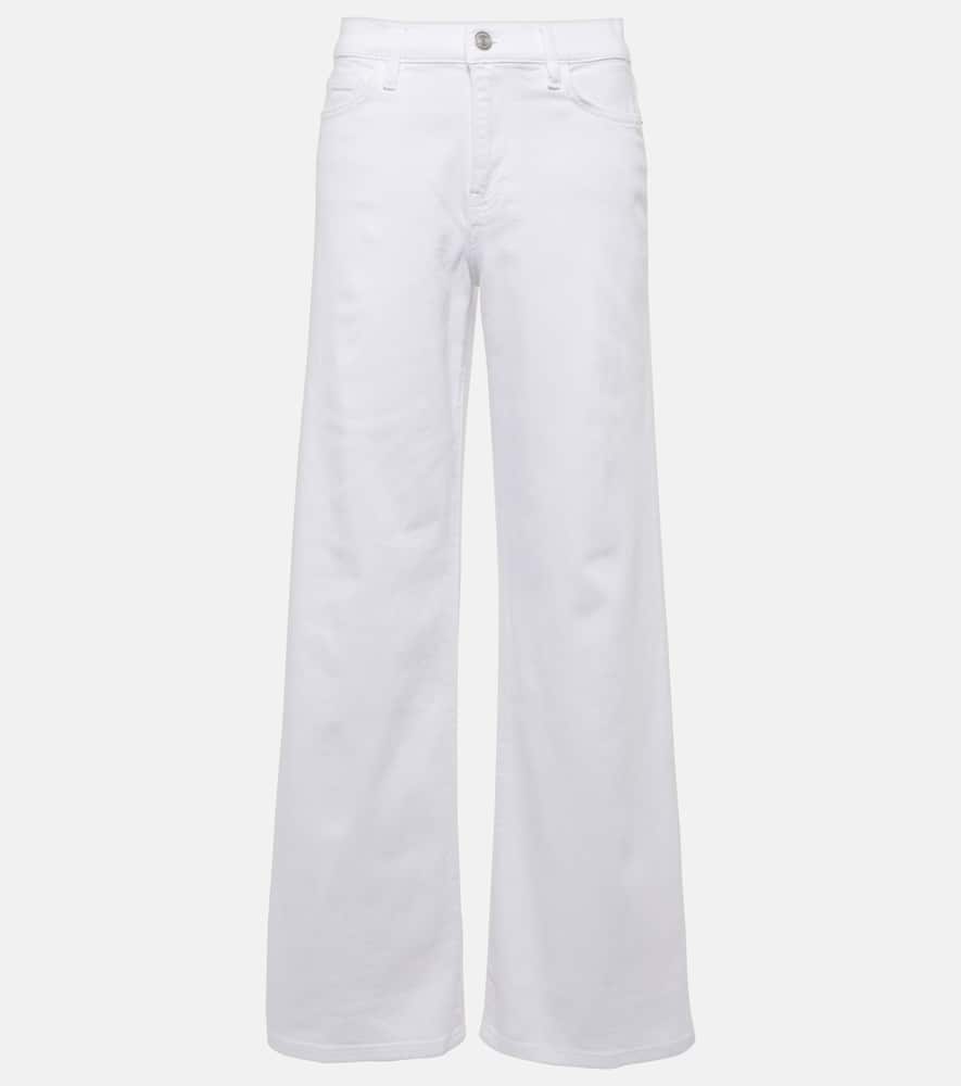 Le Slim Palazzo high-rise wide-leg jeans