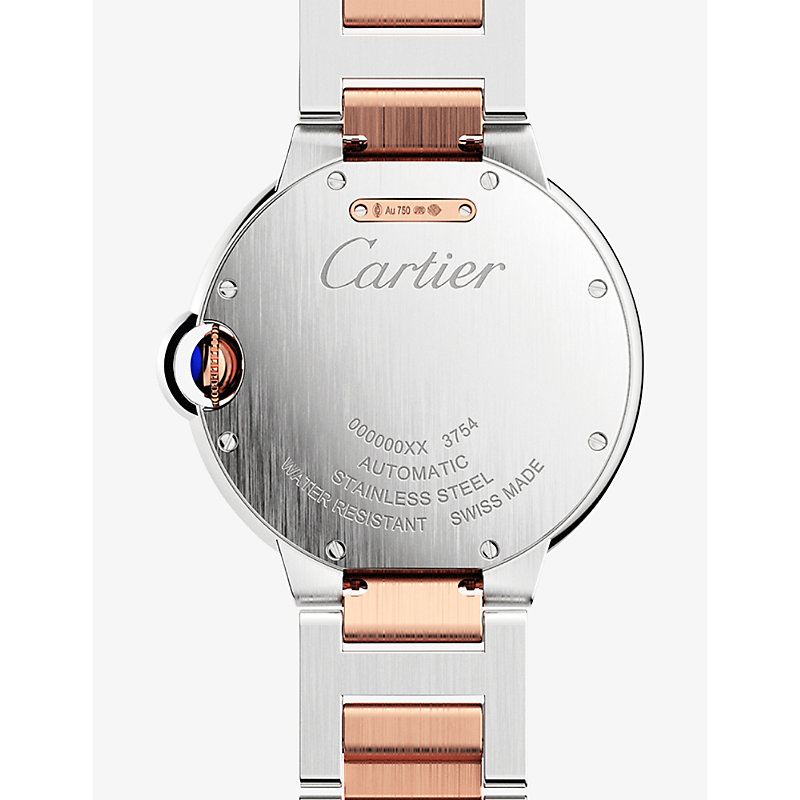 Womens Rose Gold and Steel CRW2BB0033 Ballon Bleu de 18ct Rose-gold and Stainless-steel Automatic Watch 