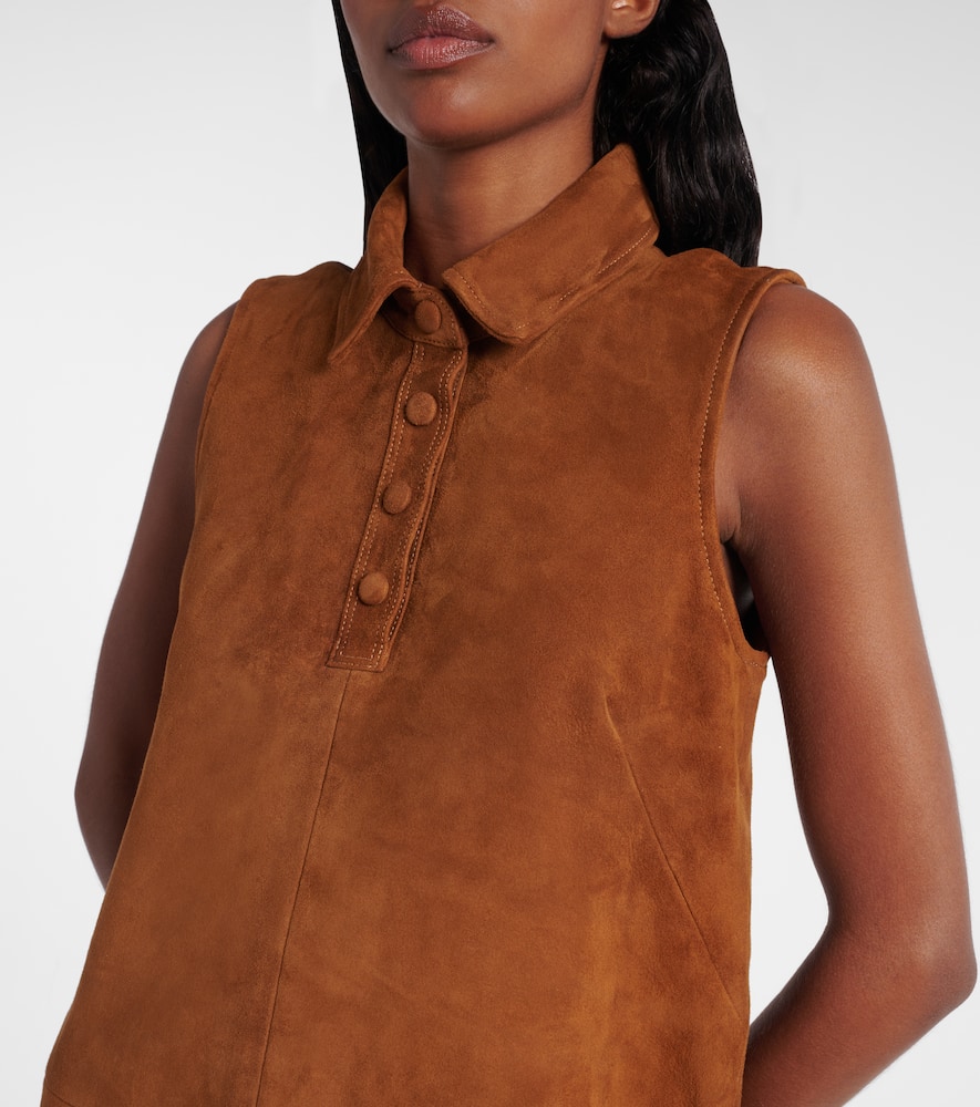 The Suede City suede minidress