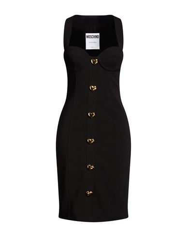 Woman Midi dress Black Size 6 Acetate, Viscose