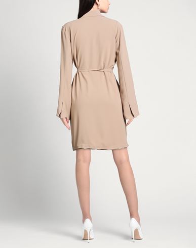 Woman Mini dress Beige Size XS Polyester