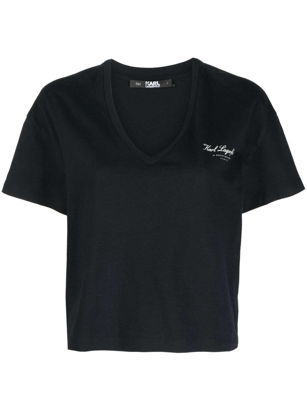 Hotel Karl organic cotton T-shirt - Black