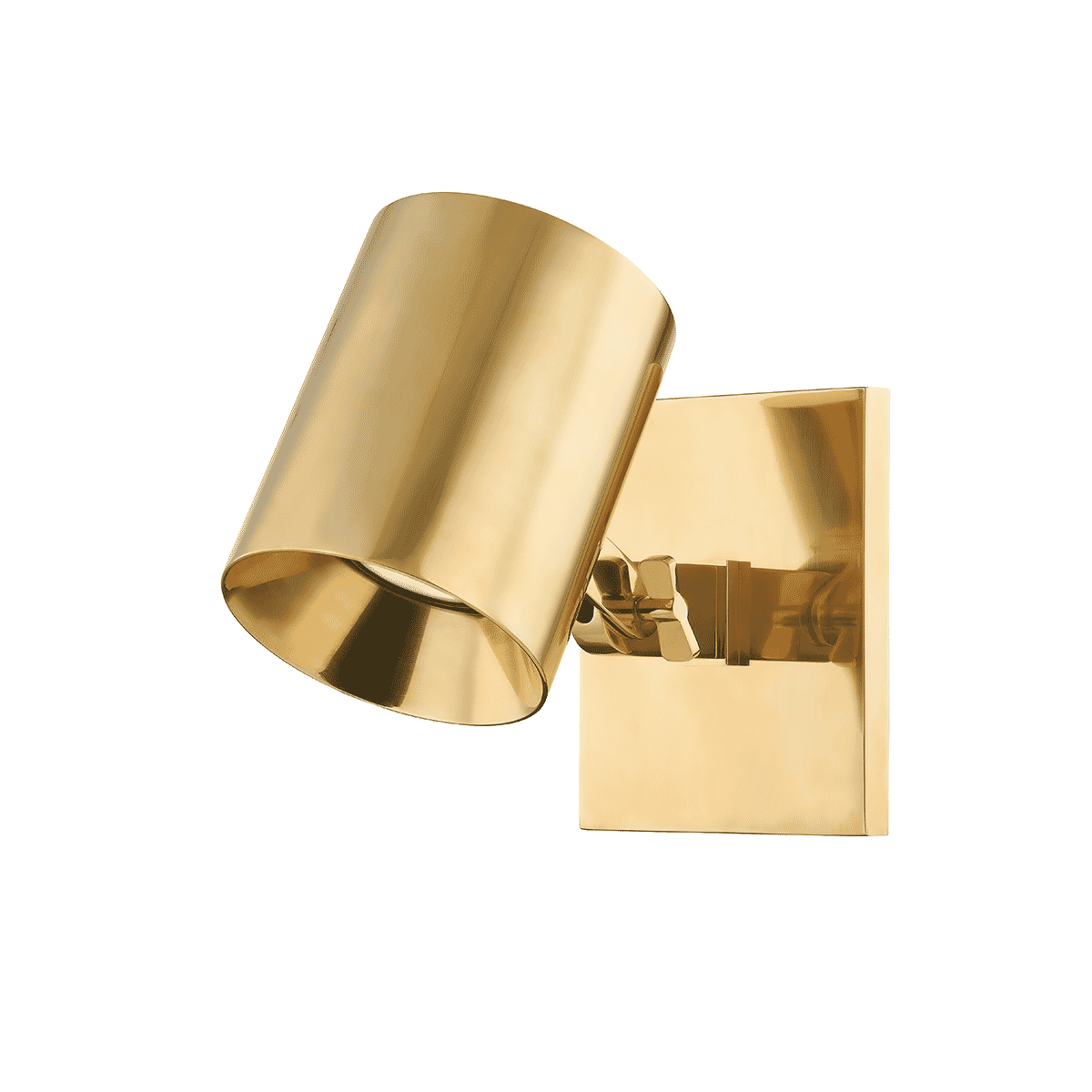 Aged Brass One Light Wall Sconce from the Highgrove Collection