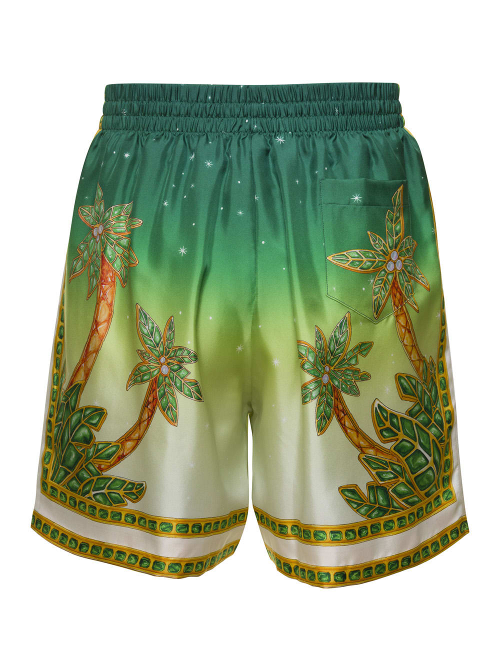 Unisex Silk Shorts With Drawstrings