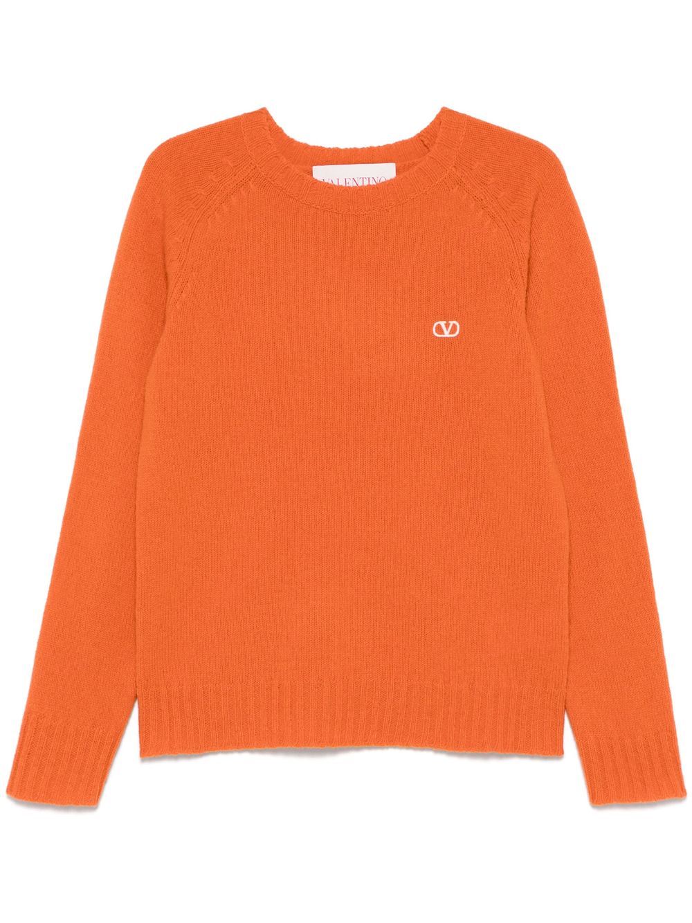 VLogo Signature-embroidered sweater - Blue
