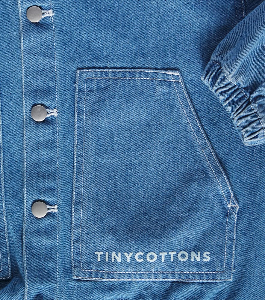 Tinycottons Logo denim jacket