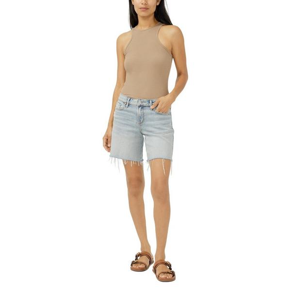 Women's Suki Long Jean Shorts 25 Palma