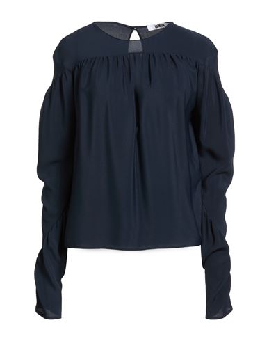 Woman Top Midnight blue Size 4 Acetate, Silk