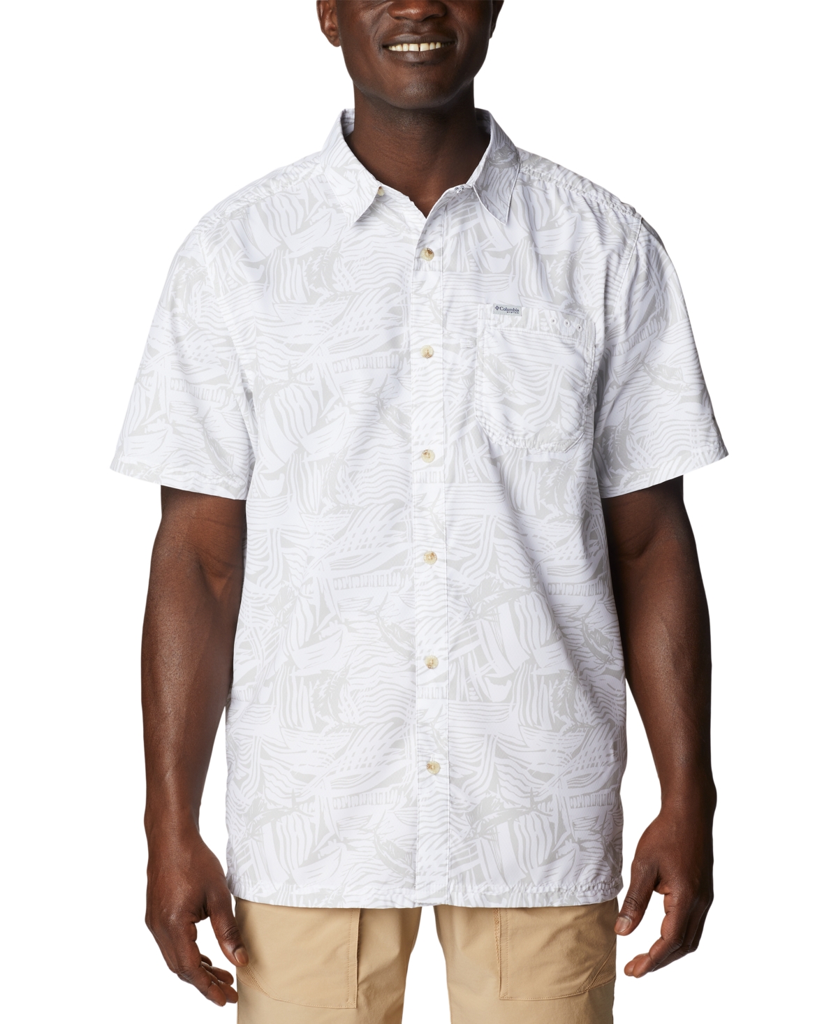 Men's Super Slack Tide Camp Shirt - Cool Grey Sails