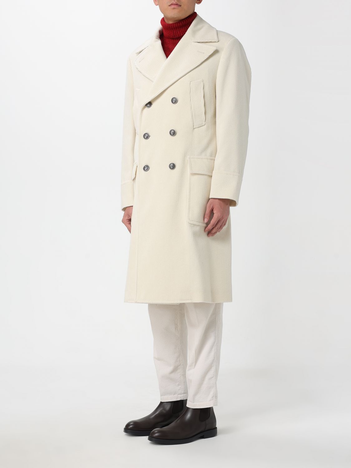 Trench Coat Men color White