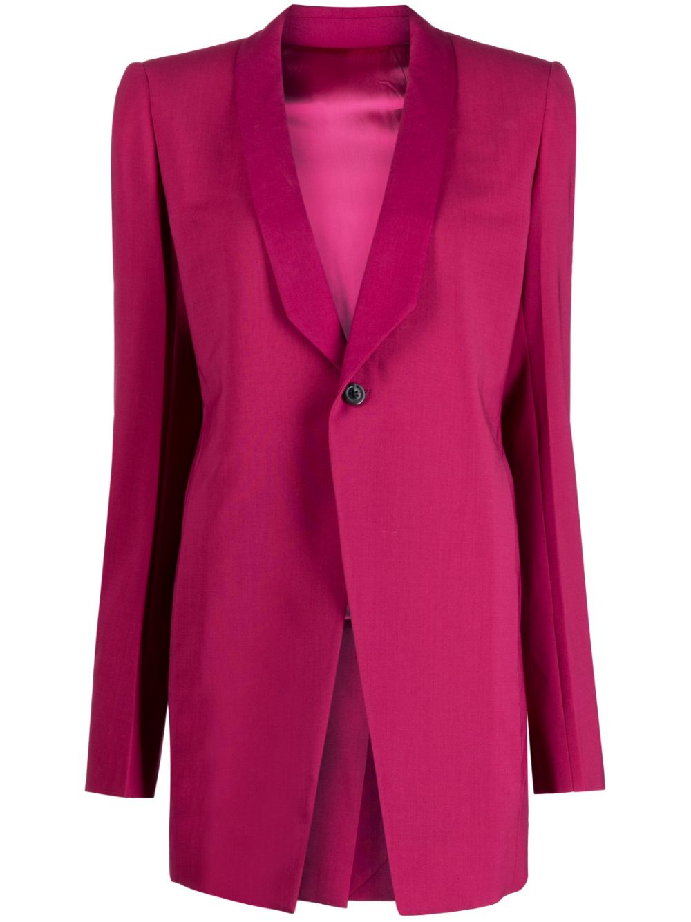 Narrow-notch lapels blazer - Purple