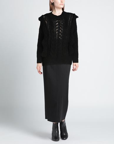 Woman Turtleneck Black Size ONESIZE Acrylic, Viscose, Wool, Alpaca wool