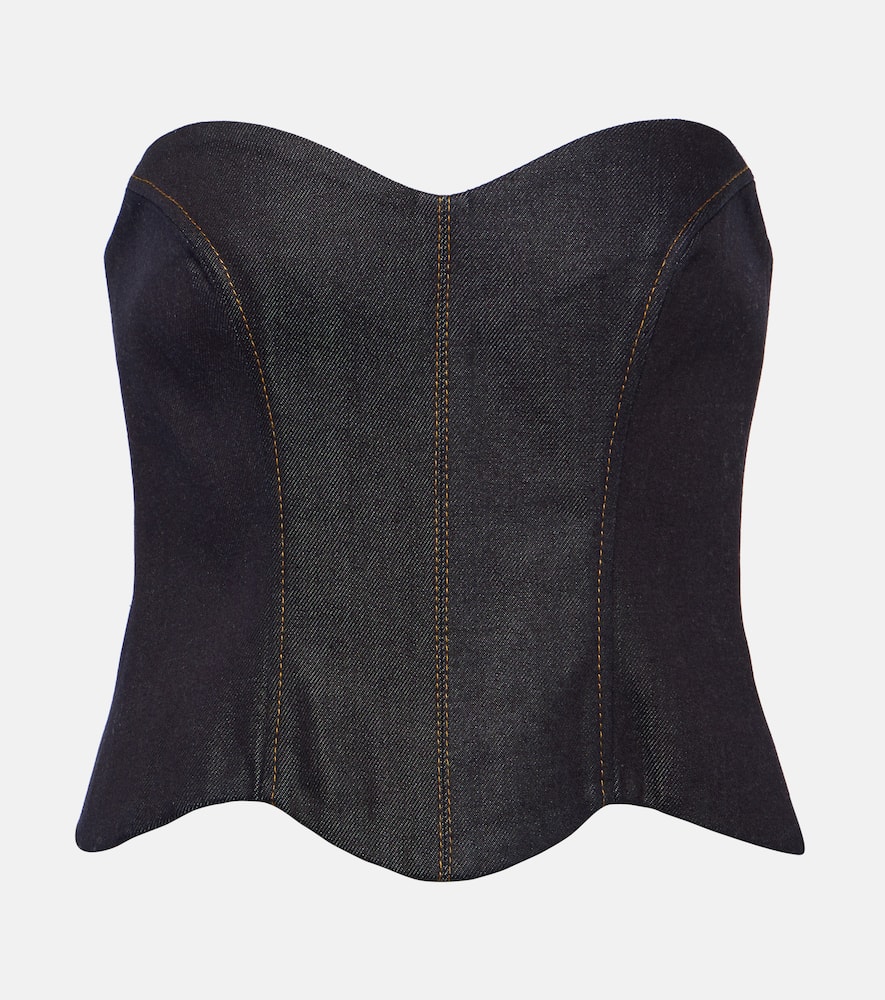 Hyn denim bustier top