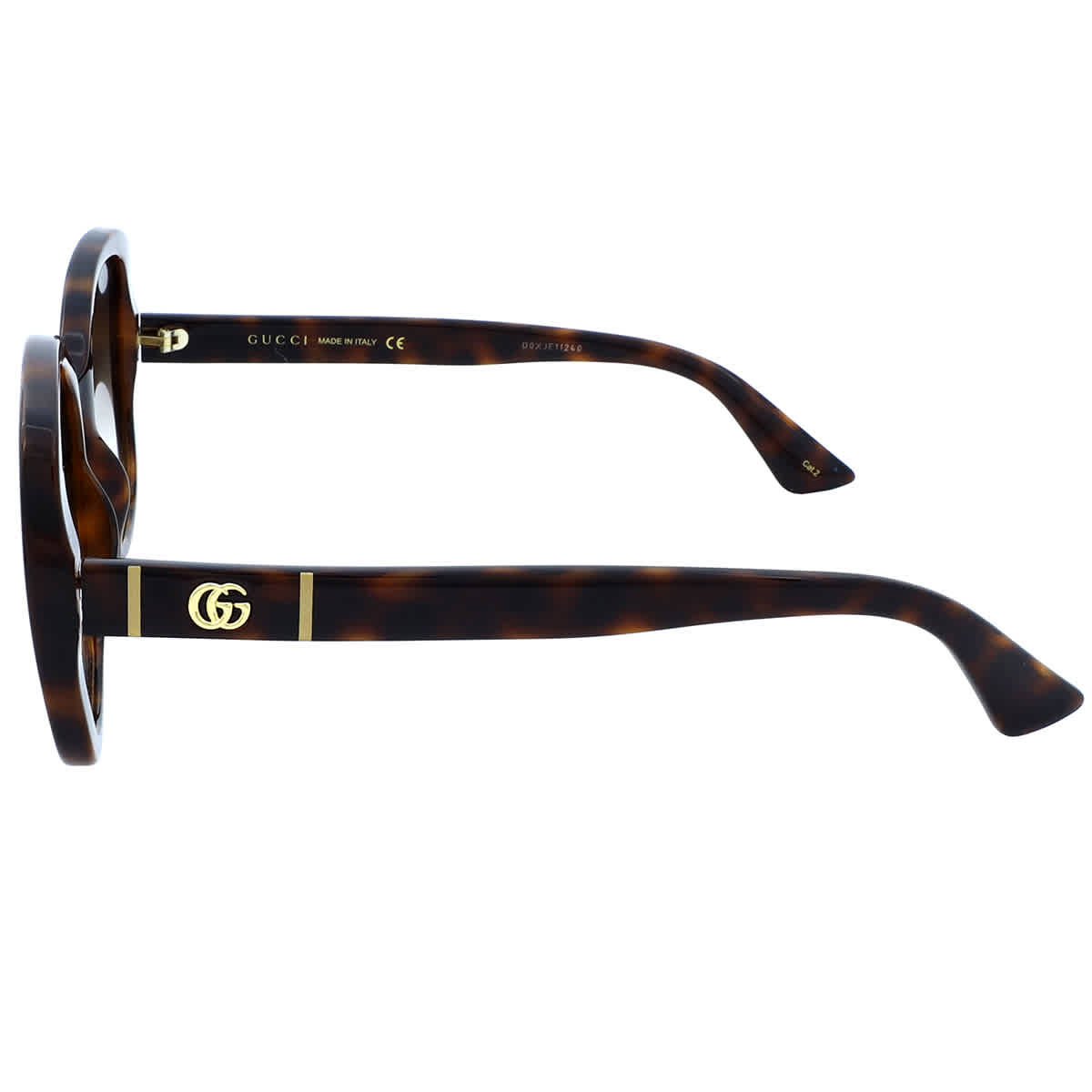 Brown Square Ladies Sunglasses GG0762S 002