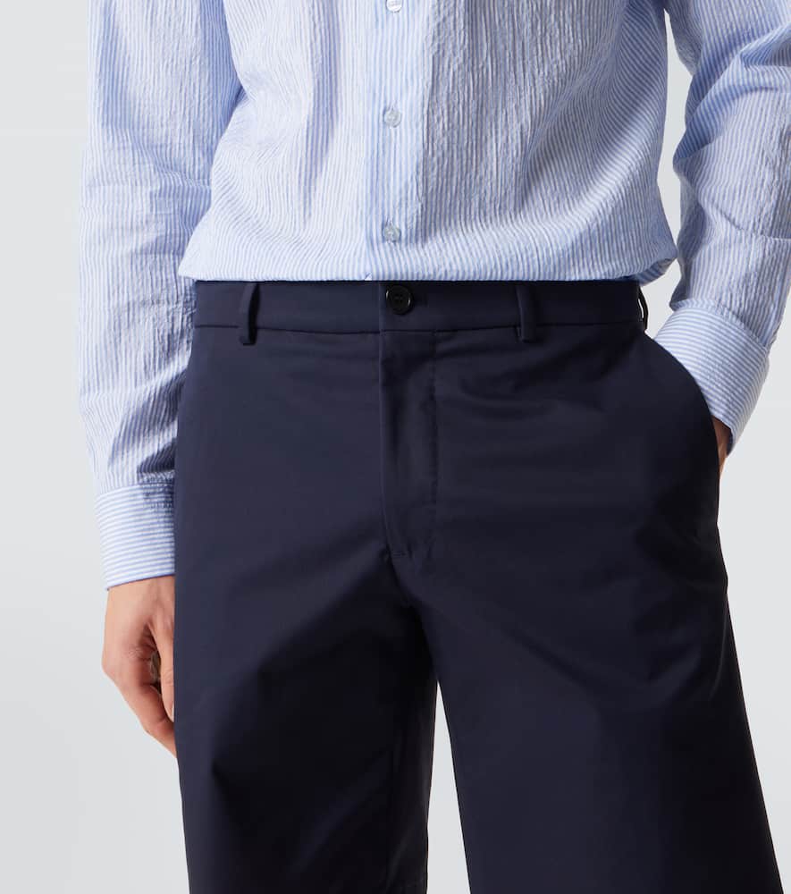 Cotton-blend shorts