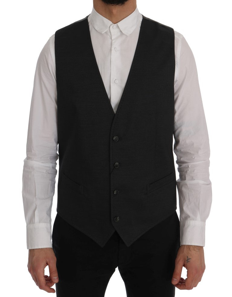 Cotton Rayon Vest — Gray