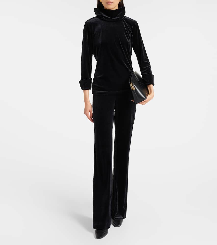 Soft Elegance velvet top