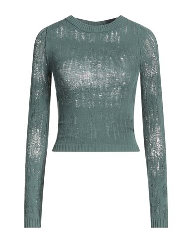 Woman Sweater Dark green Size M Viscose, Polyester