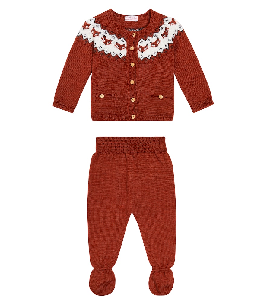 La Coqueta Baby set of wool jacket and pants