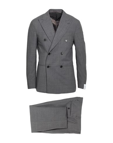 Man Suit Charcoal Size 40 Wool, Mohair wool