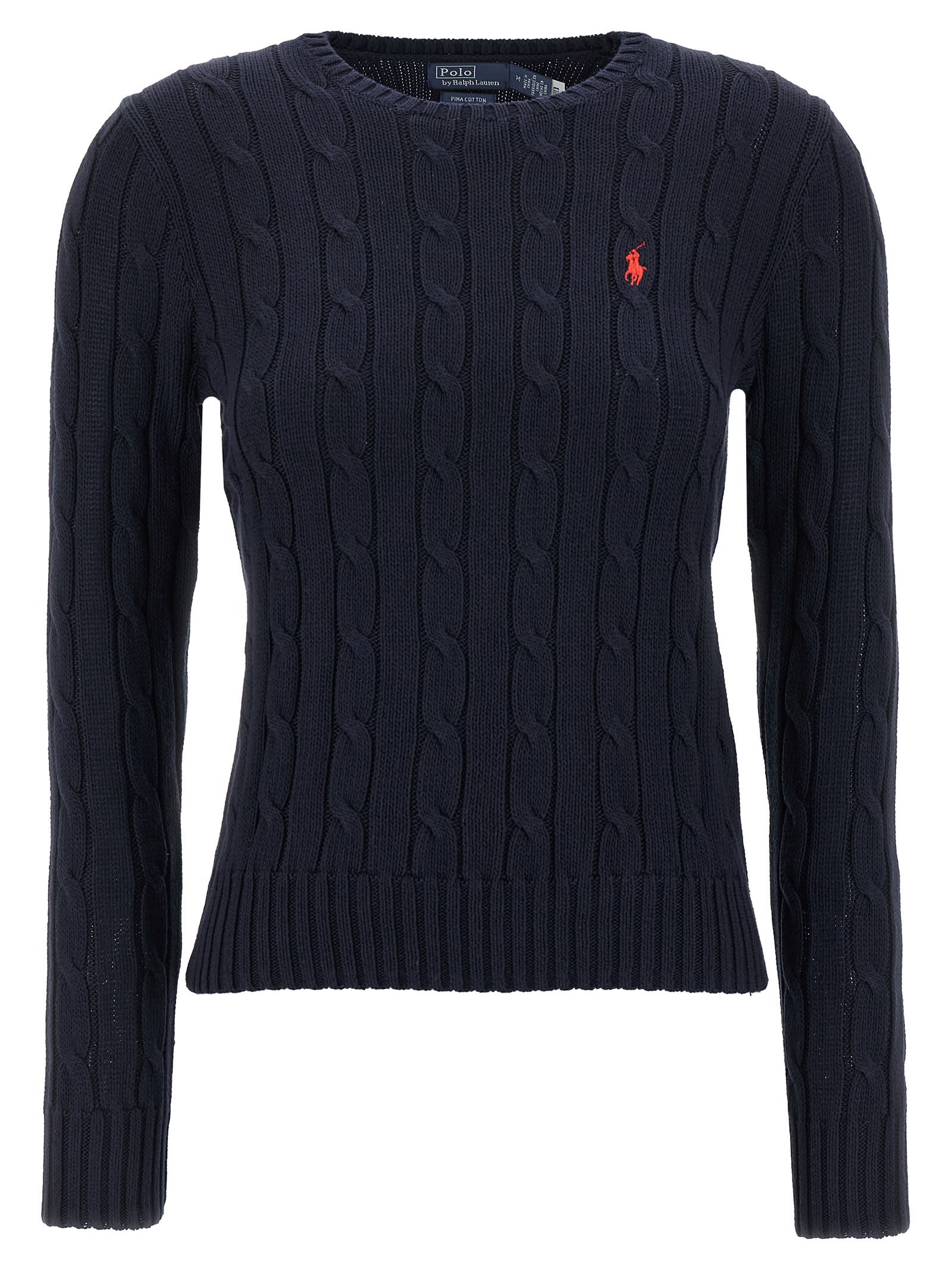 Braided Cotton Sweater