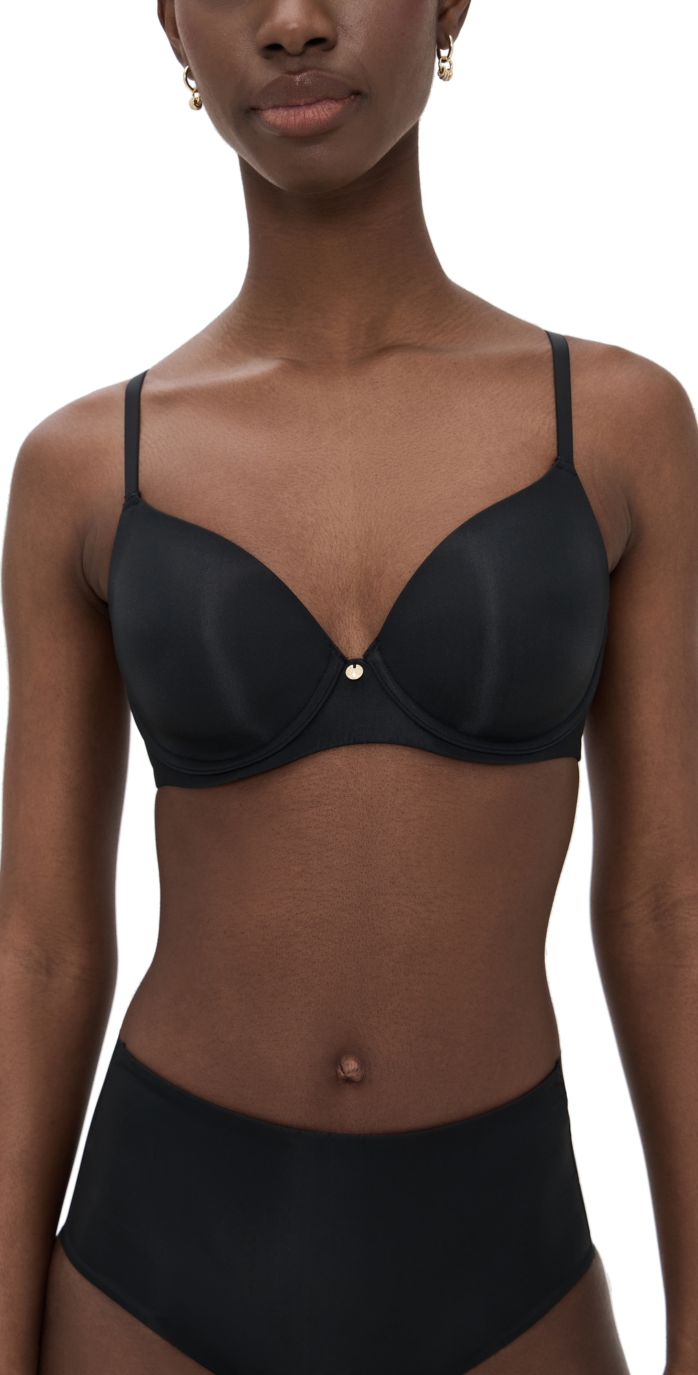 Natori Cloud Comfort Back Smoothing T-Shirt Bra Black 36DDD